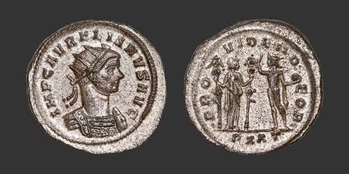 Odysseus numismatique monnaie romaine Aurélien antoninien
