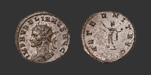 Odysseus numismatique monnaie romaine Aurélien antoninien