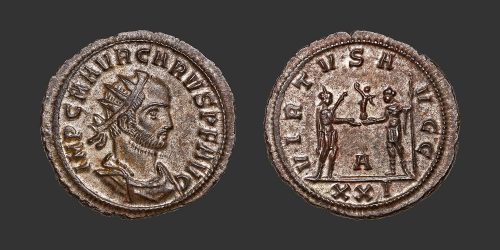 Odysseus numismatique monnaie romaine Carus antoninien