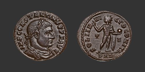 Odysseus numismatique monnaie romaine Constantin Ier follis nummus