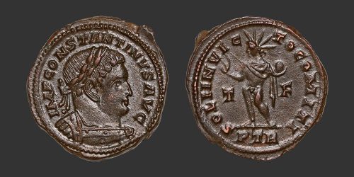 Odysseus numismatique monnaie romaine Constantin Ier follis nummus