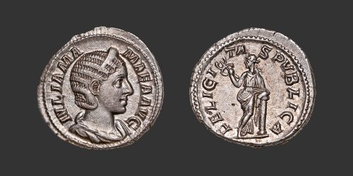 Odysseus numismatique monnaie romaine Julia Mamée denier