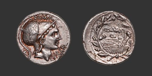 Odysseus numismatique monnaie république romaine Lutatia denier