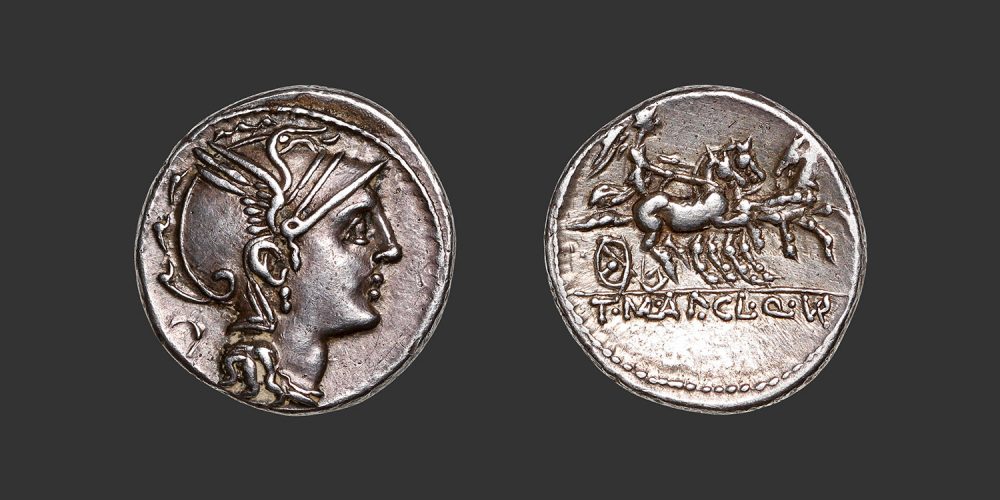 Odysseus numismatique monnaie république romaine Mallia denier