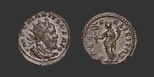 Odysseus numismatique monnaie romaine Marius antoninien