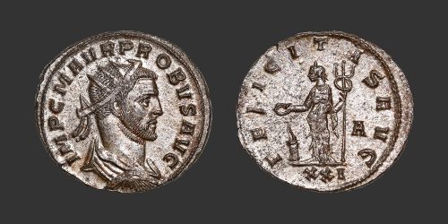 Odysseus numismatique monnaie romaine Probus antoninien