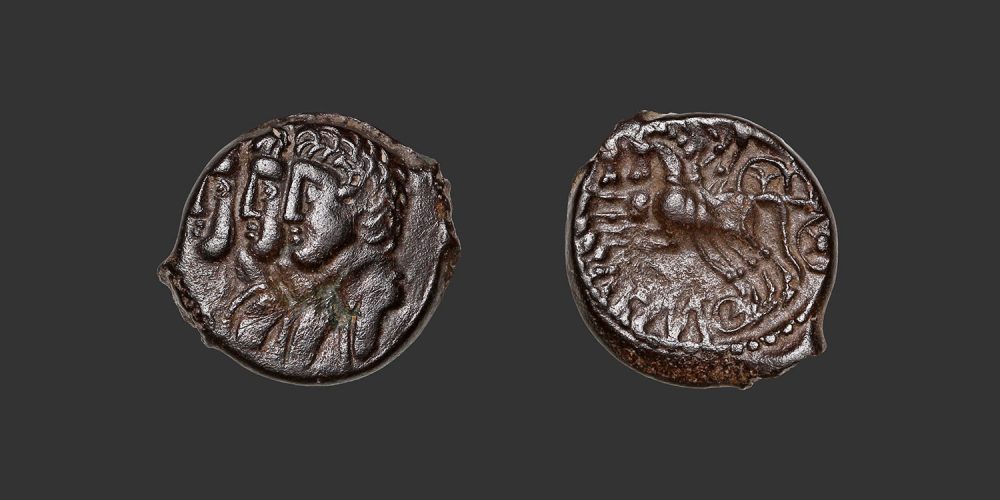 Odysseus numismatique monnaie gauloise Rèmes bronze