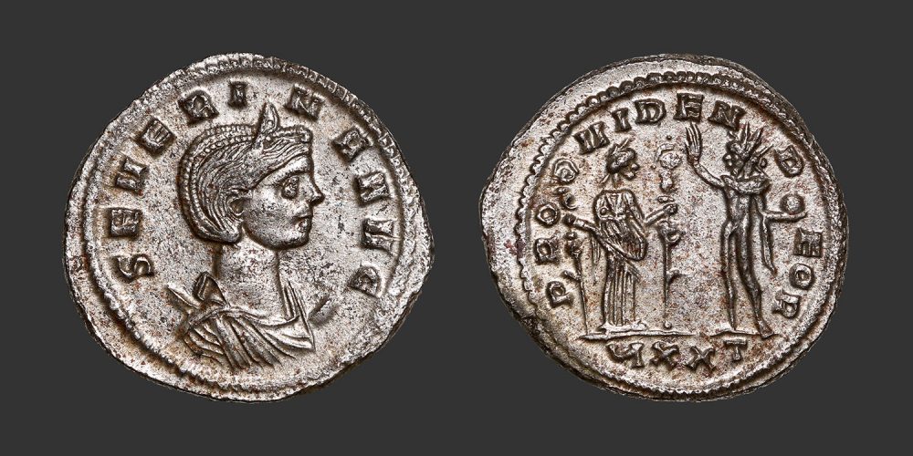 Odysseus numismatique monnaie romaine Séverine antoninien
