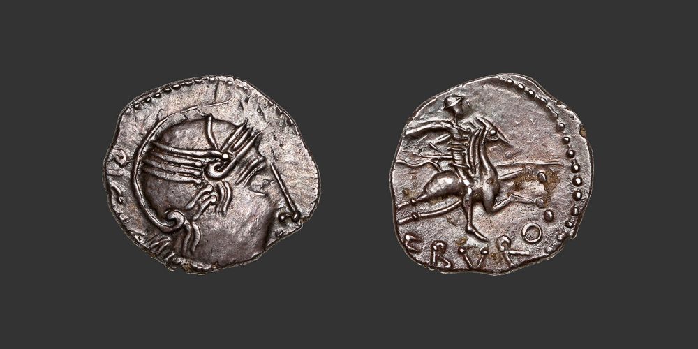 Odysseus numismatique monnaie gauloise Vallée du Rhone denier quinaire