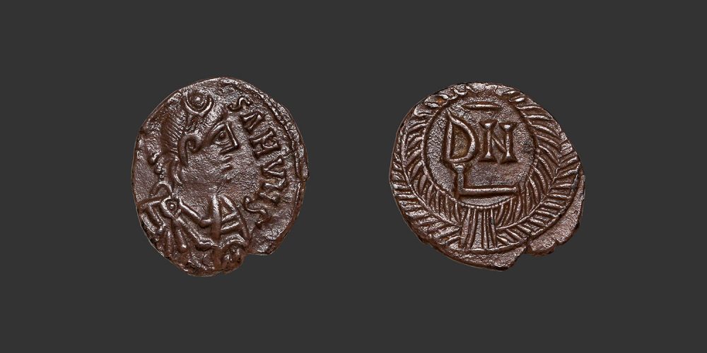 Odysseus numismatique monnaie vandales Thrasamund 50 denarii