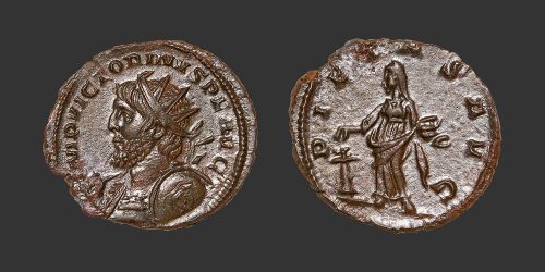 Odysseus numismatique monnaie romaine Victorin antoninien
