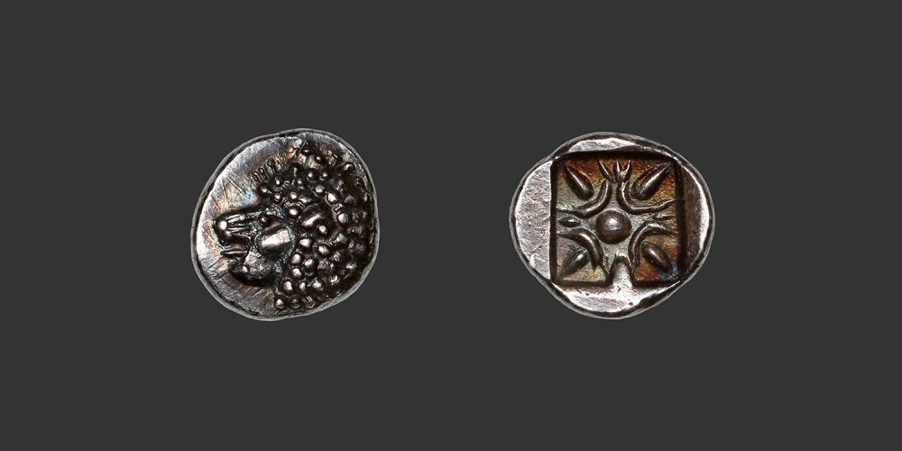 Odysseus numismatique monnaie grecque Ionie Milet obole