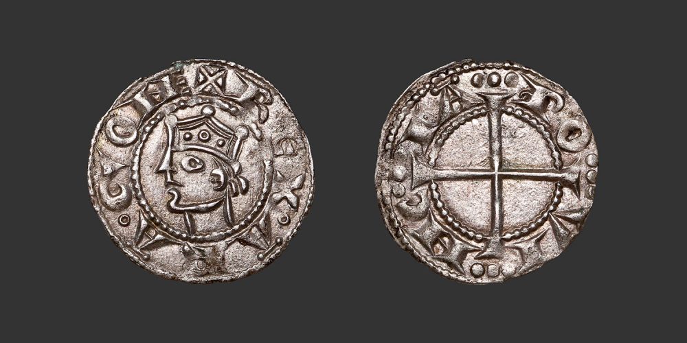 Odysseus numismatique monnaie féodale Provence Alphonse II d'Aragon denier