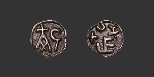 Odysseus numismatique monnaie mérovingienne Troyes denier