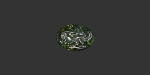 Odysseus Numismatique Glyptique Pierres Gravées PERROQUET - PLASMA • Intaille Romaine