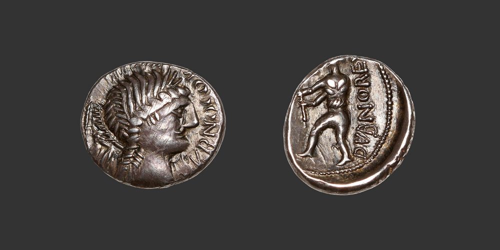 Odysseus numismatique monnaie gauloise Éduens denier quinaire