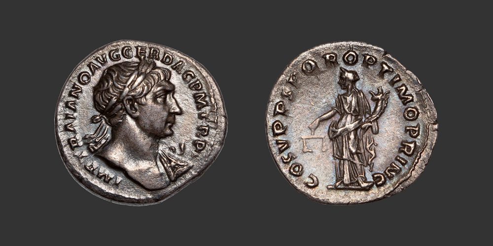 Odysseus Numismatique Monnaies Romaines TRAJAN • Denier