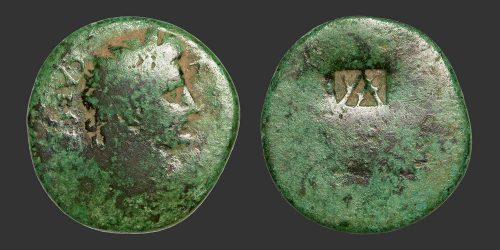 Odysseus numismatique monnaie romaine Auguste contremarque Varus as