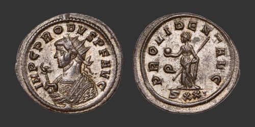 Odysseus numismatique monnaie romaine Probus antoninien