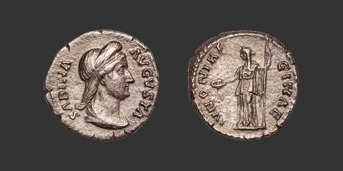 Odysseus numismatique monnaie romaine Sabine denier