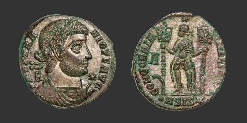 Odysseus numismatique monnaie romaine Vétranion maiorina centenionalis