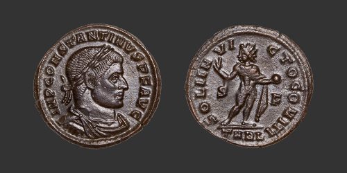 Odysseus numismatique monnaie romaine Contantin Ier follis nummus