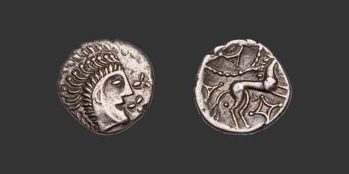 Odysseus numismatique monnaie gauloise Iceni denier