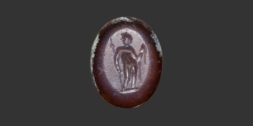 Odysseus Numismatique Glyptique Pierres Gravées MARS - NICOLO • Intaille Romaine