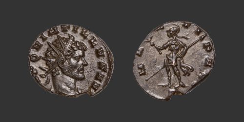 Odysseus numismatique monnaie romaine Quintille antoninien