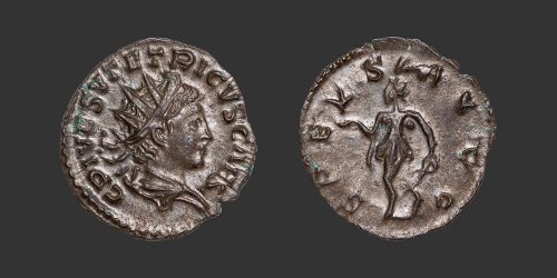 Odysseus numismatique monnaie romaine Tétricus II antoninien