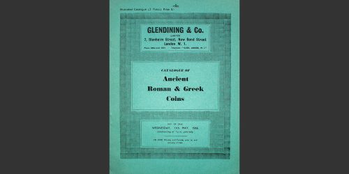 Odysseus Numismatique Livres Catalogues de Vente Monnaies ANCIENT ROMAN & GREEK COINS • Glendining 1966