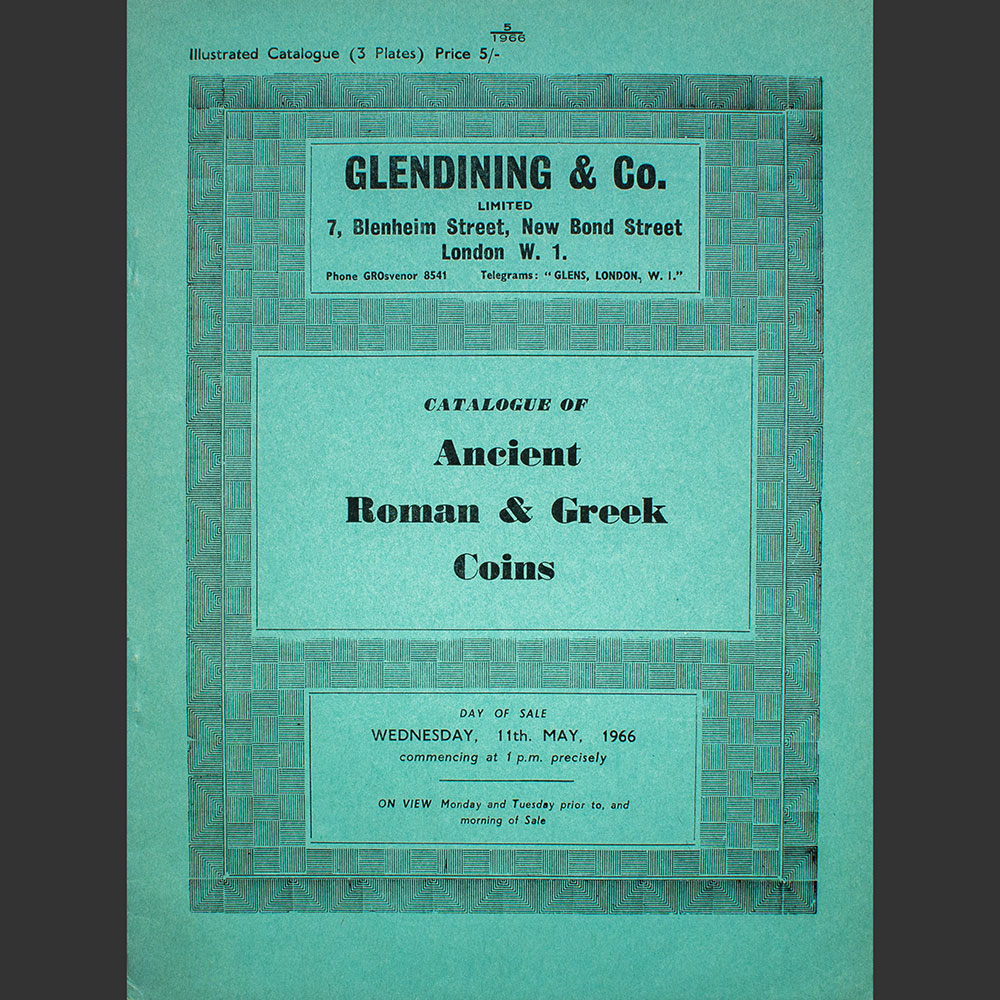 Odysseus numismatique catalogues de vente ANCIENT ROMAN & GREEK COINS Glendining 1966