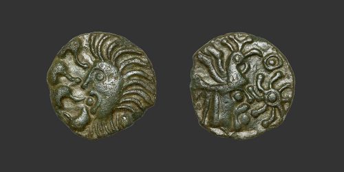 Odysseus numismatique monnaie gauloise Bellovaques bronze