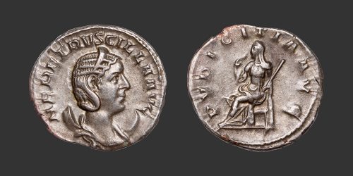 Odysseus numismatique monnaie romaine Étruscille antoninien