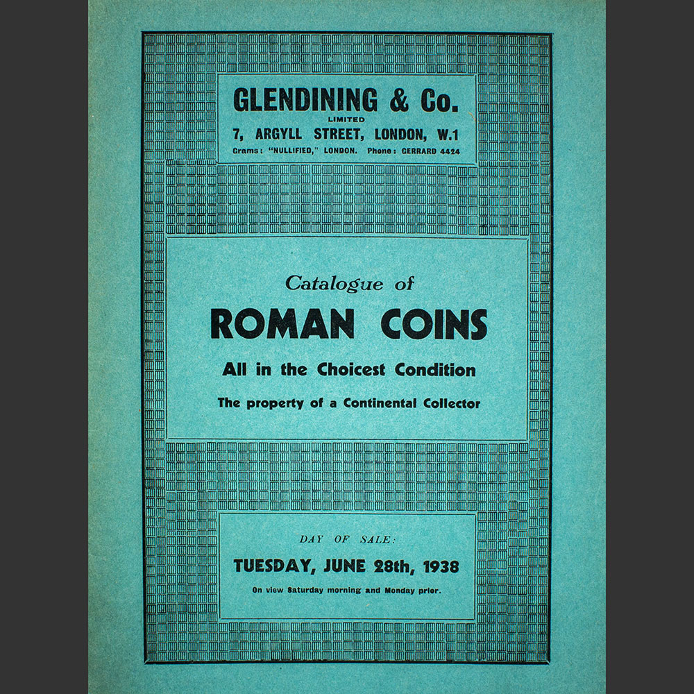Odysseus numismatique catalogues de vente ROMAN COINS : PROPERTY OF A CONTINENTAL COLLECTOR Glendining 1938