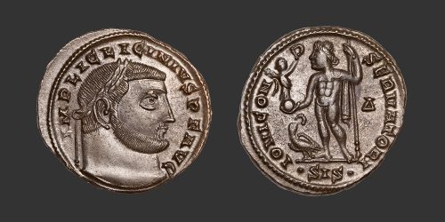 Odysseus numismatique monnaie romaine Licinius Ier nummus follis