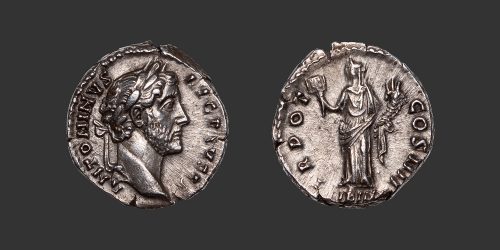 Odysseus Numismatique Monnaie Romaine ANTONIN LE PIEUX • Denier