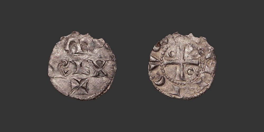 Odysseus Numismatique Monnaie Féodale AQUITAINE - HENRI II PLANTAGENÊT • Obole