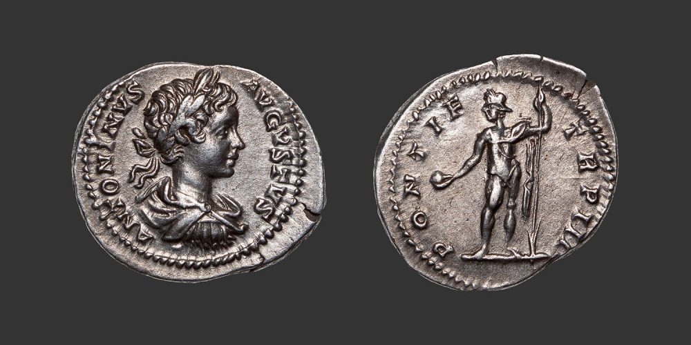 Odysseus Numismatique Monnaie Romaine CARACALLA • Denier