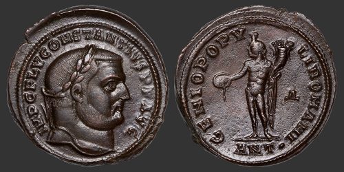 Odysseus Numismatique Monnaie Romaine CONSTANCE Ier • Follis