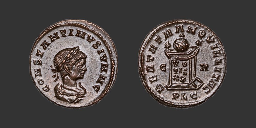 Odysseus Numismatique Monnaie Romaine CONSTANTIN II • Nummus