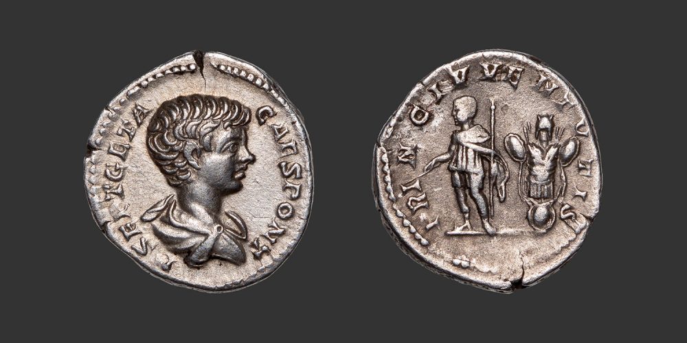 Odysseus Numismatique Monnaie Romaine GETA • Denier
