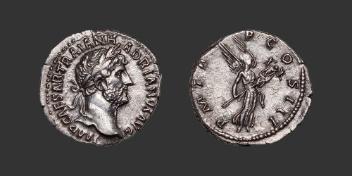 Odysseus Numismatique Monnaie Romaine HADRIEN • Denier