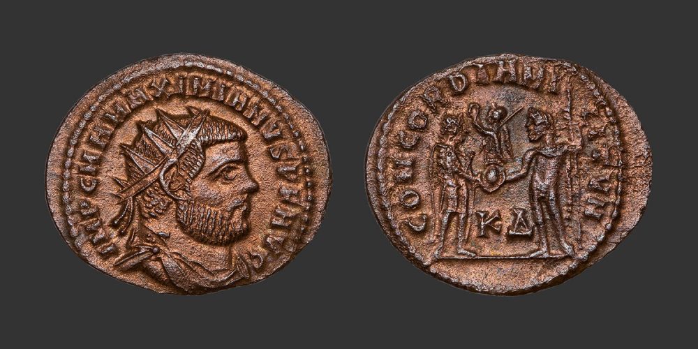 Odysseus Numismatique Monnaie Romaine MAXIMIEN • Antoninien
