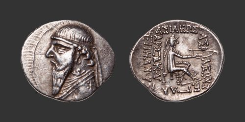 Odysseus Numismatique Monnaie Grecque PARTHES - MITHRADATES II • Drachme