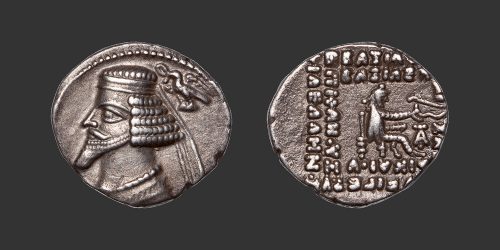 Odysseus Numismatique Monnaie Grecque PARTHES - PHRAATES IV • Drachme