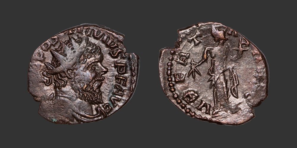 Odysseus Numismatique Monnaie Romaine POSTUME - FRAPPE BARBARE • Antoninien