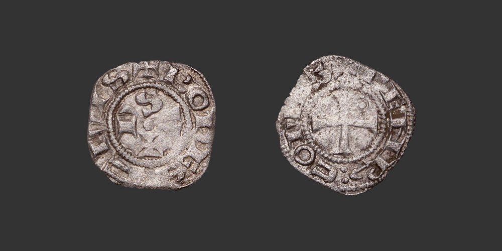 Odysseus Numismatique Monnaie Féodale ROUERGUE - RODEZ - HENRI II • Obole