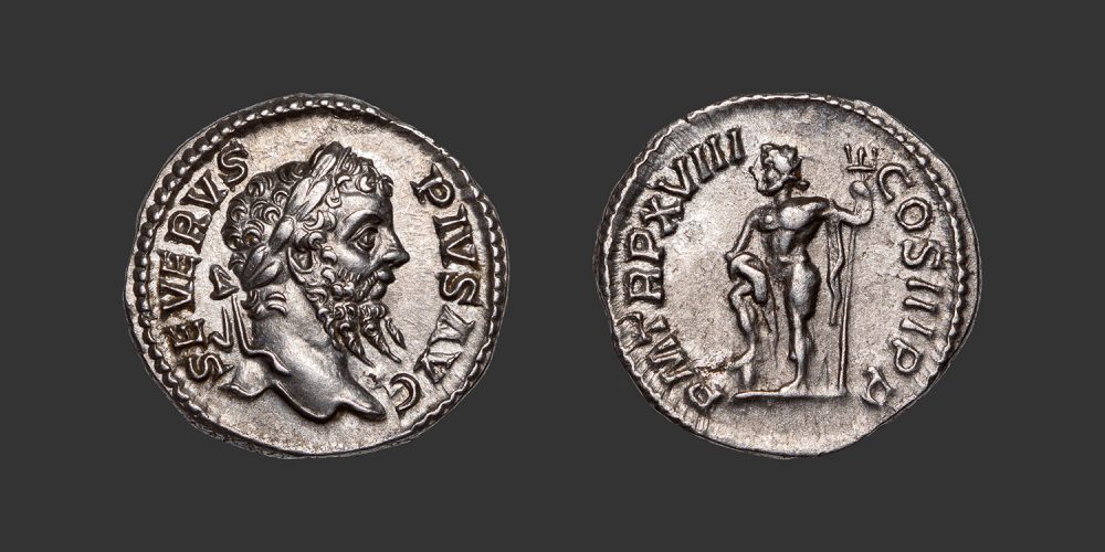 Odysseus Numismatique Monnaie Romaine SEPTIME SÉVÈRE • Denier