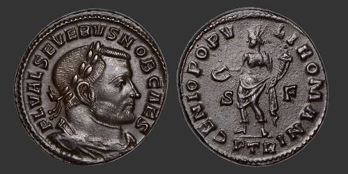 Odysseus Numismatique Monnaie Romaine SÉVÈRE II • Follis